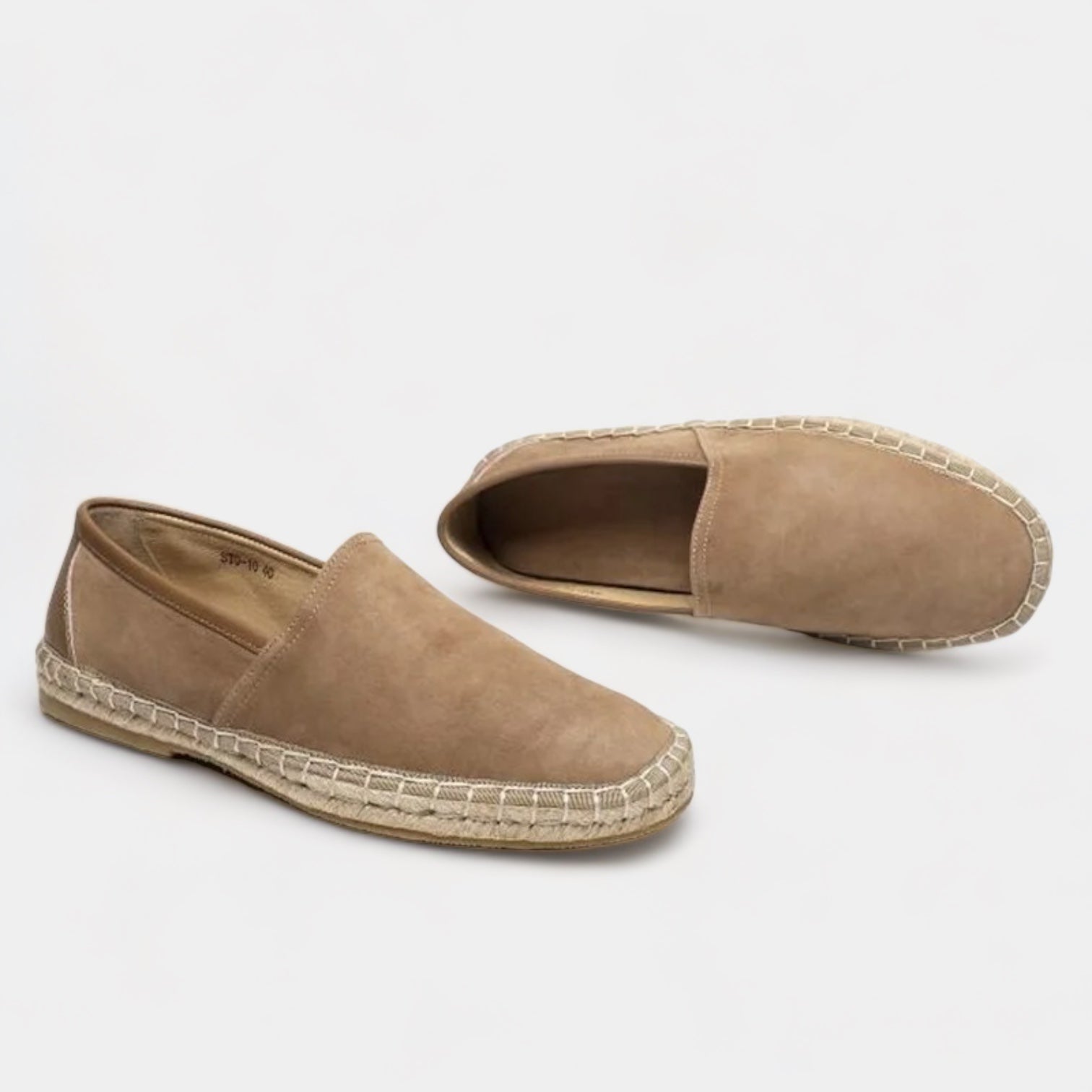 Carl - Espadrilles mit geflochtener Sohle und Wildleder-Obermaterial