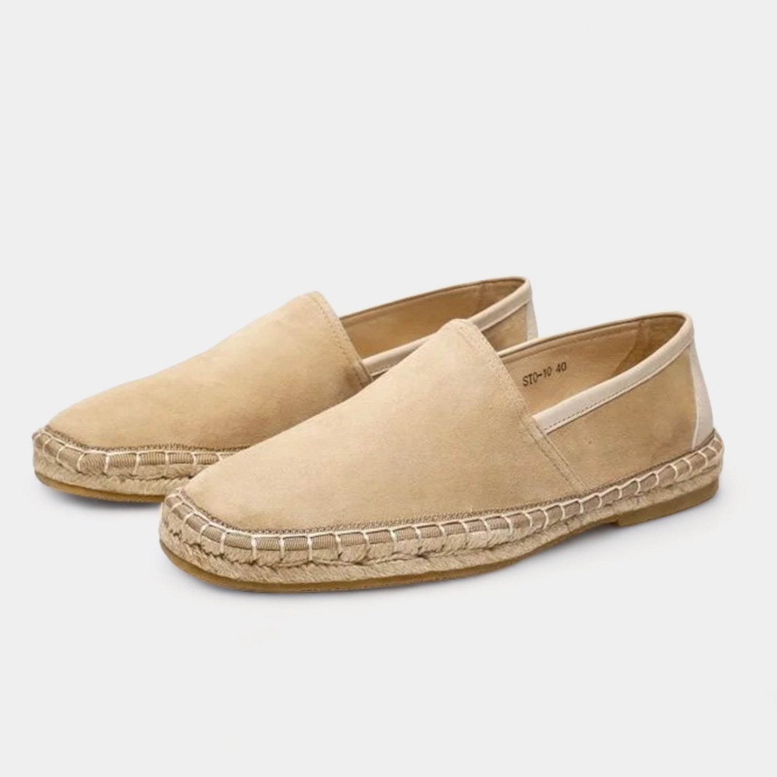 Carl - Espadrilles mit geflochtener Sohle und Wildleder-Obermaterial