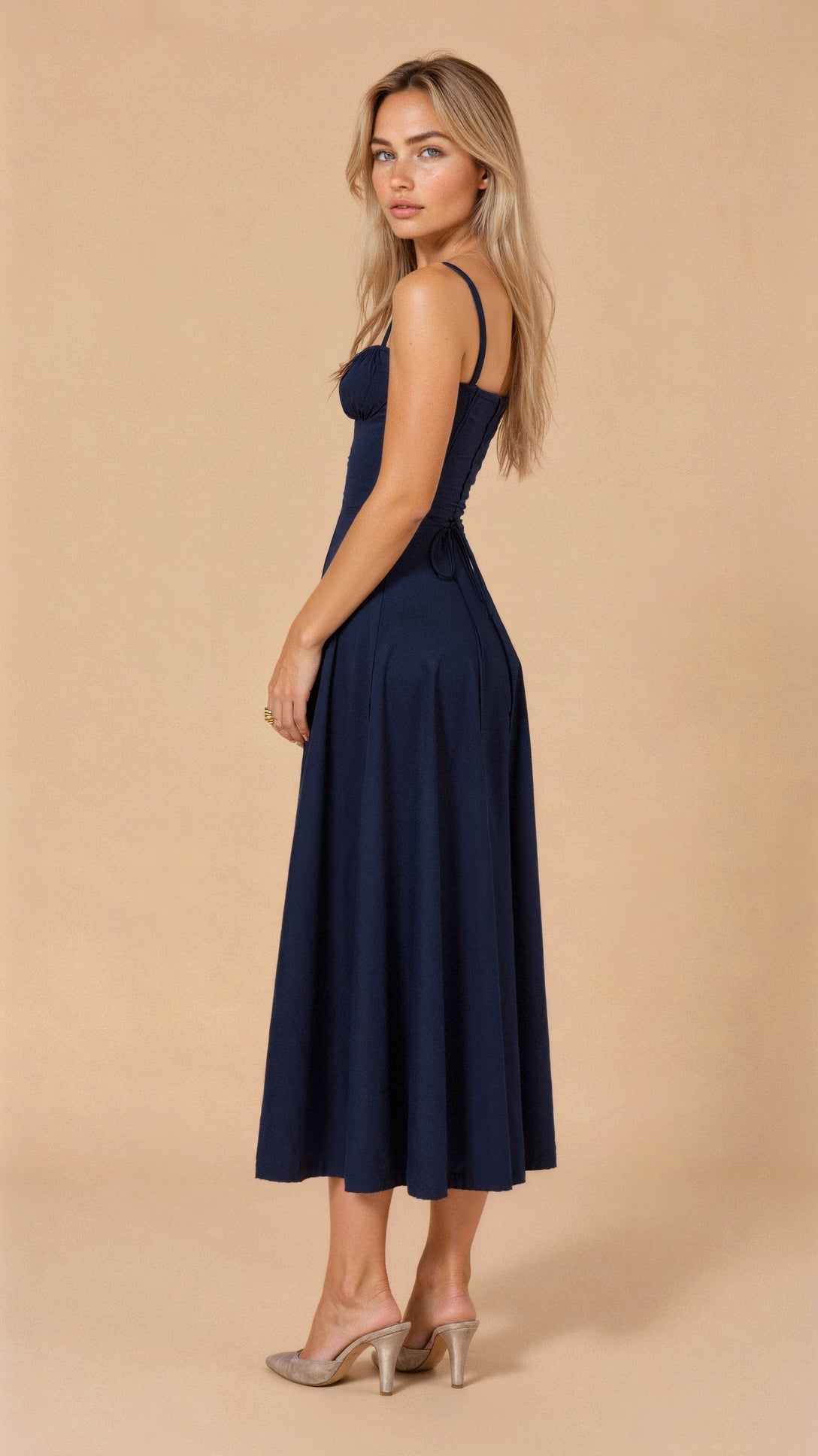 Charlotte | Damen Vintage Sommerkleid | Midi