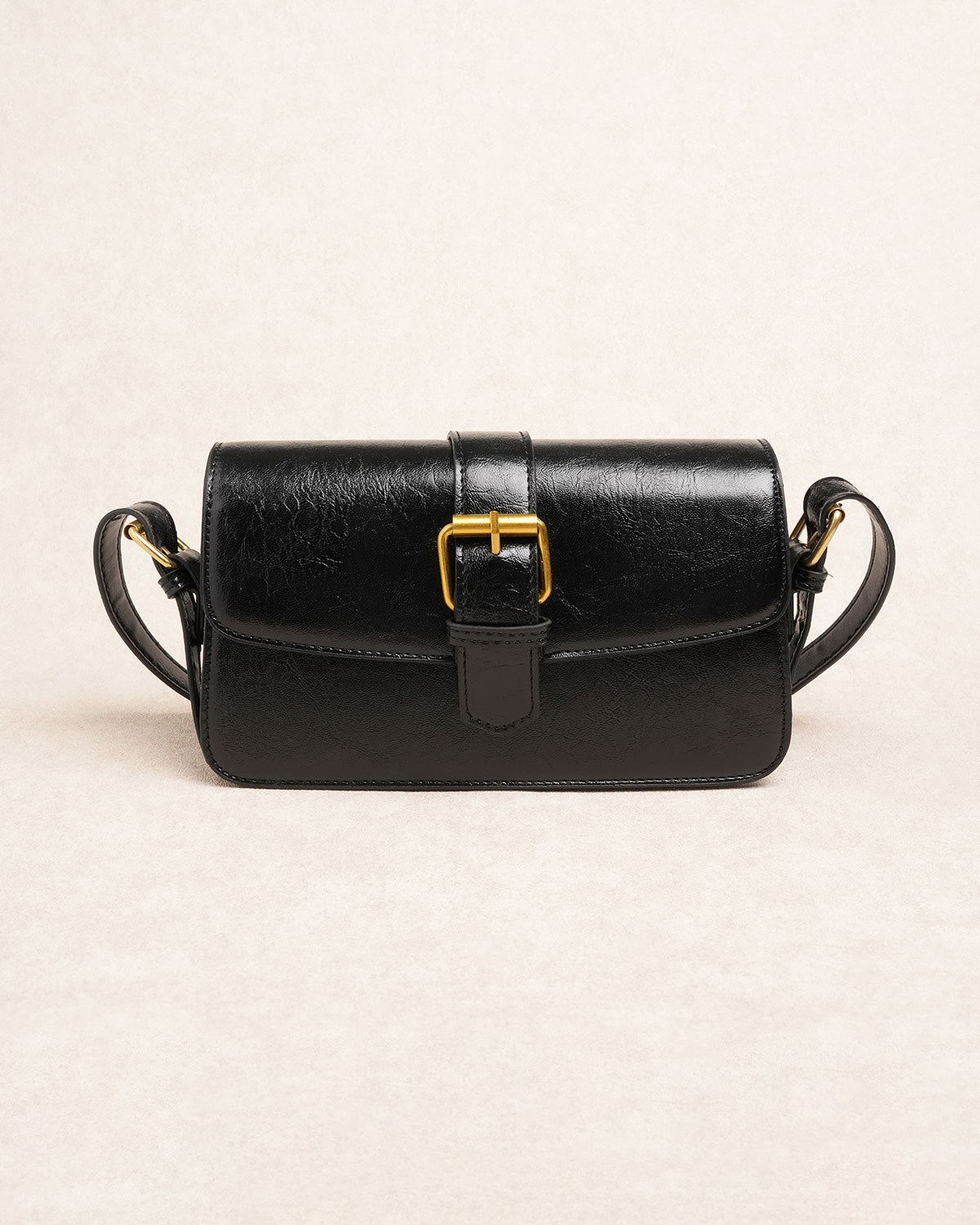 Damen Baguette Handtasche Mit Schnalle | Klein