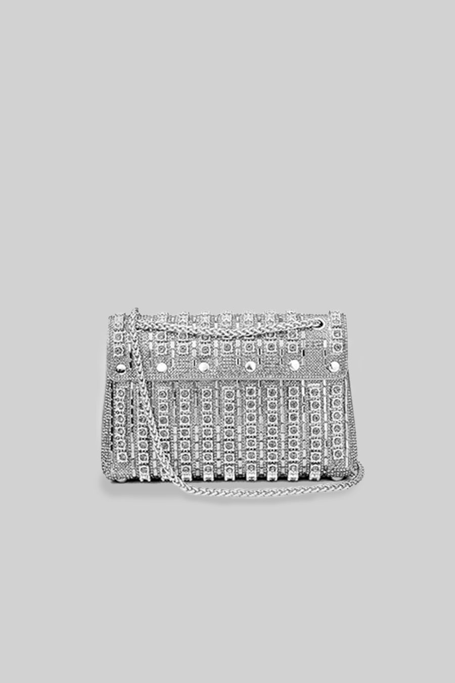 Damen Baguette Handtasche Mit Strassdetails | Elegant