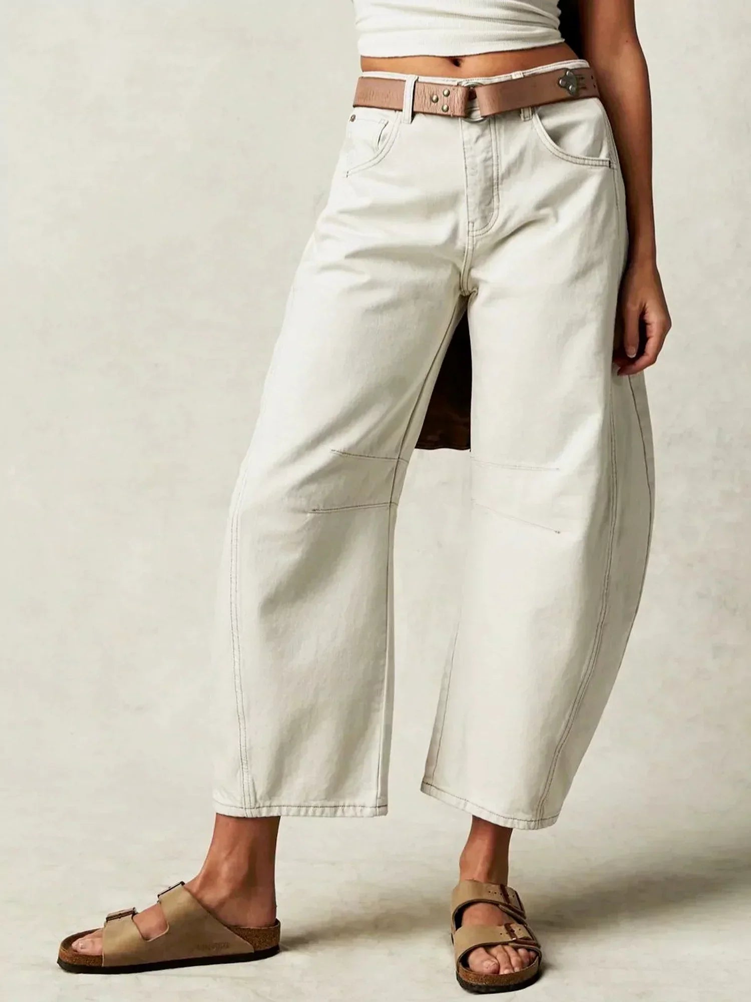 Damen Barrel Jeans Locker Geschnitten | Baggy
