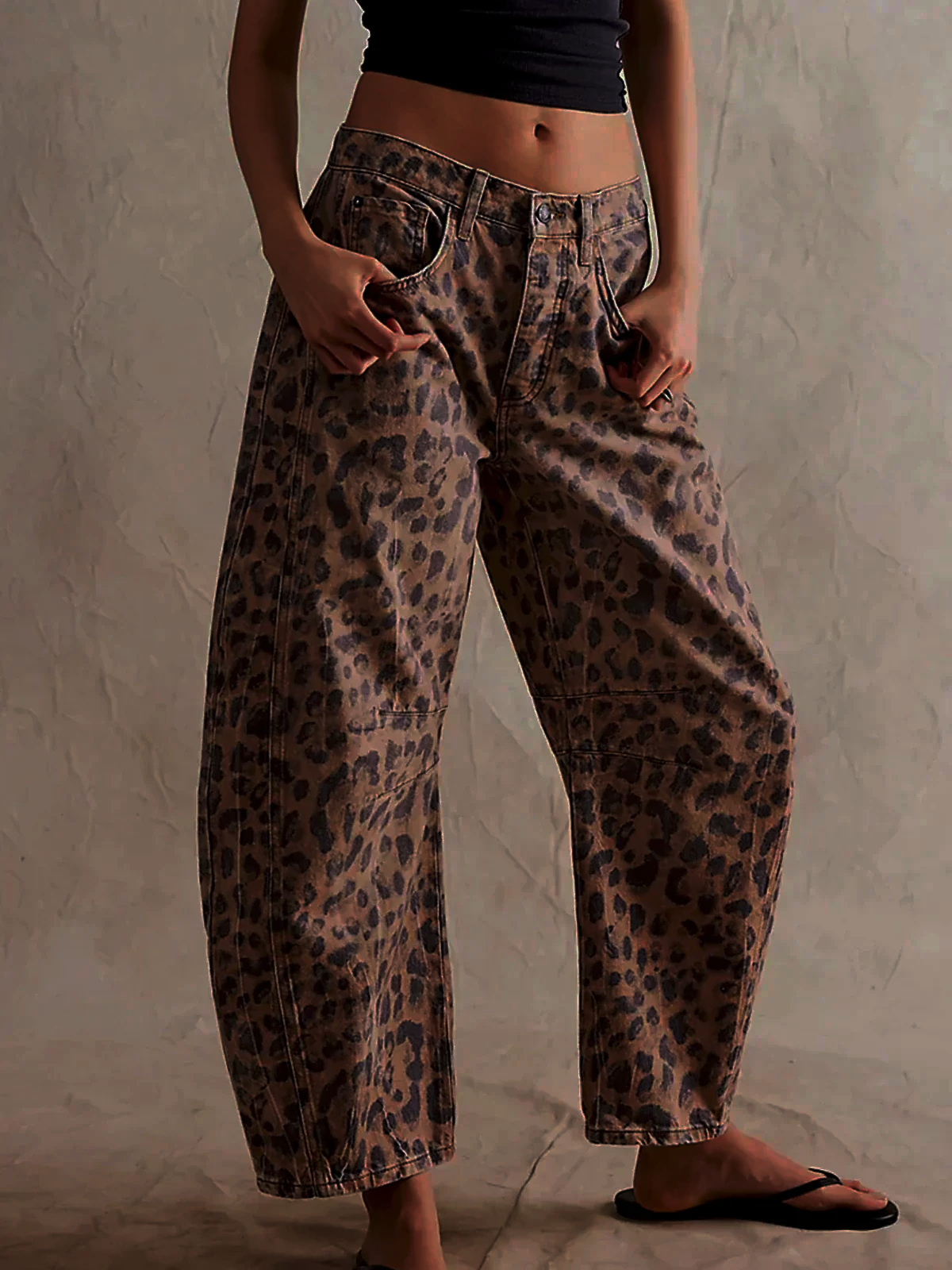 Damen Barrel Jeans Locker Geschnitten | Baggy