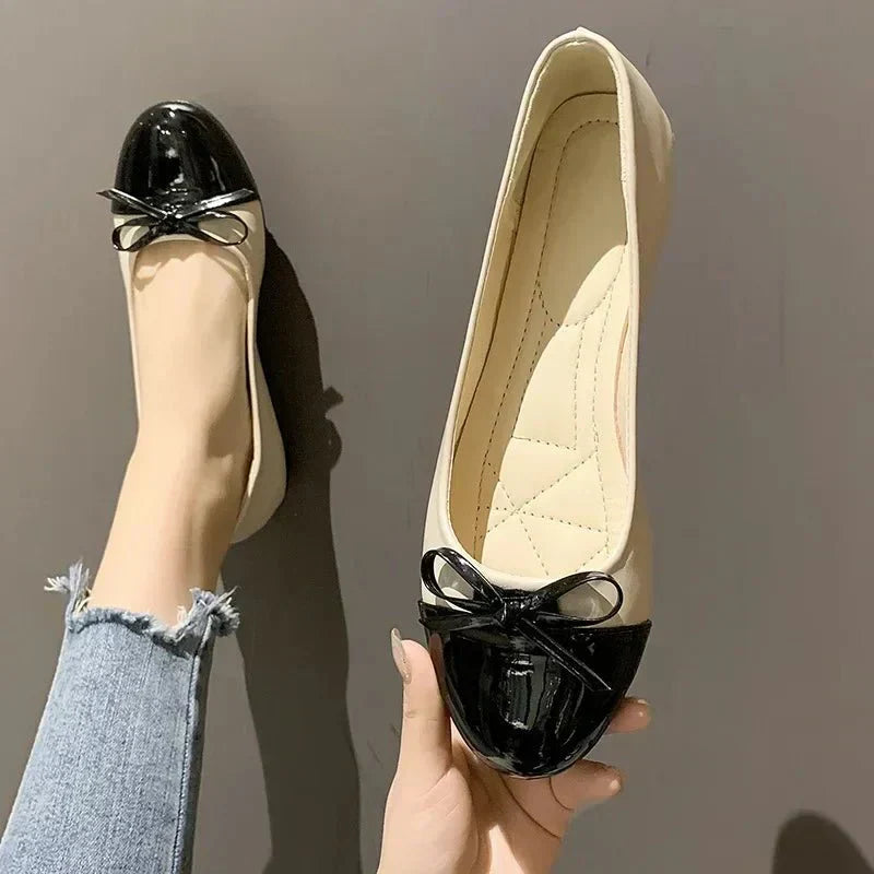Damen Dirndl Ballerinas Mit Schleife | Oktoberfest