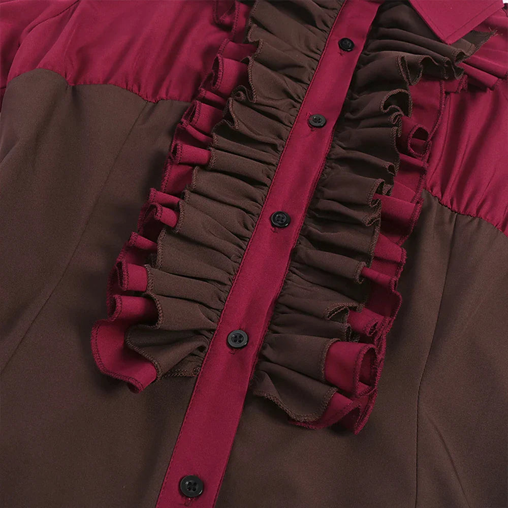 Damen Dirndl Kleid Langarm | Oktoberfest