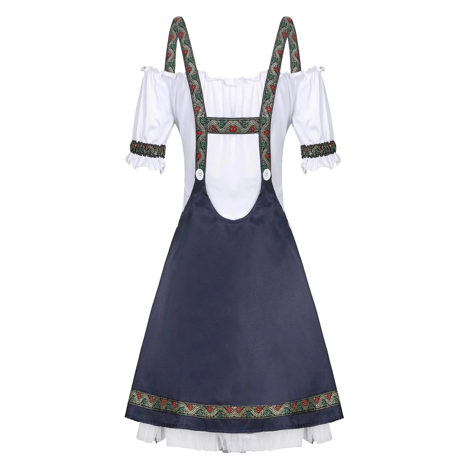 Damen Dirndl Oktoberfest Kleid Mit Trägern | Festlich