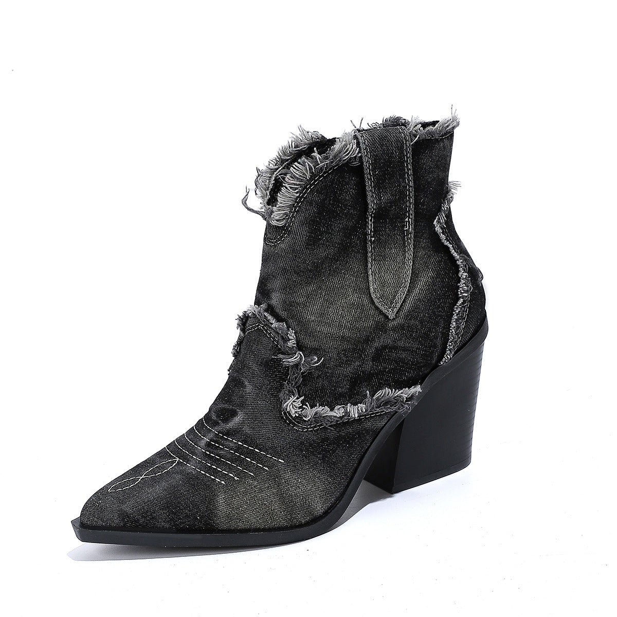 Damen Dirndl Schuhe Mit Absatz Und Western Design | Oktoberfest