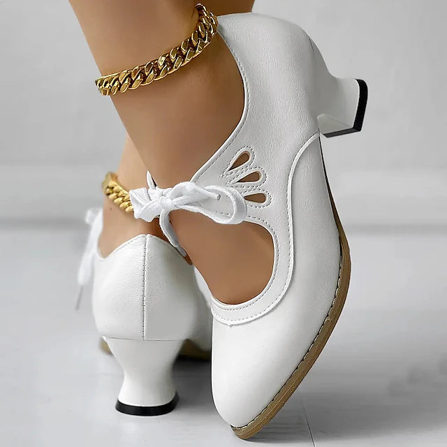 Damen Dirndl Schuhe Mit Blockabsatz | Oktoberfest