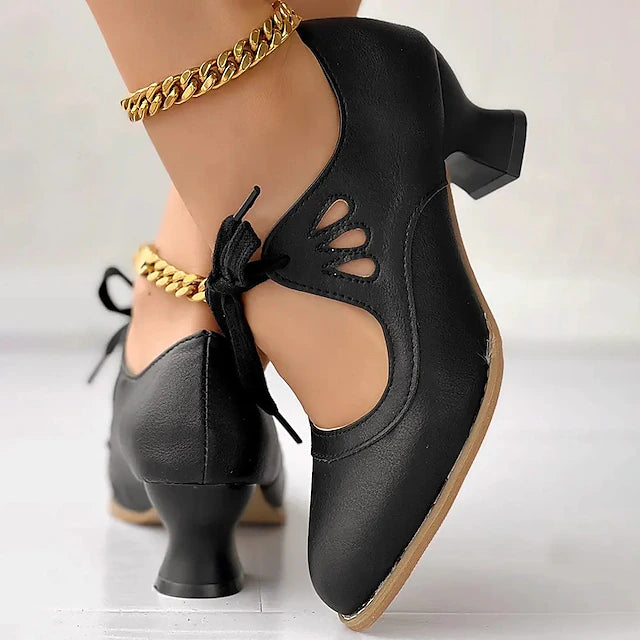 Damen Dirndl Schuhe Mit Blockabsatz | Oktoberfest
