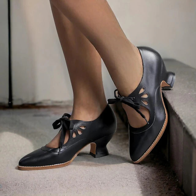 Damen Dirndl Schuhe Mit Blockabsatz | Oktoberfest