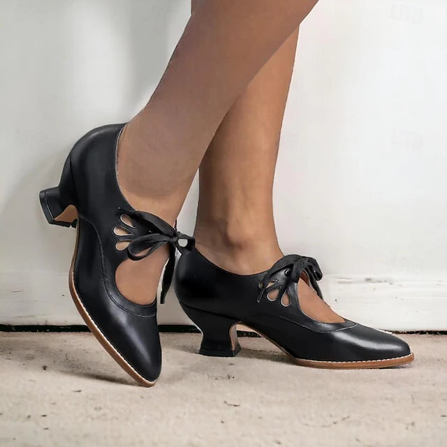 Damen Dirndl Schuhe Mit Blockabsatz | Oktoberfest