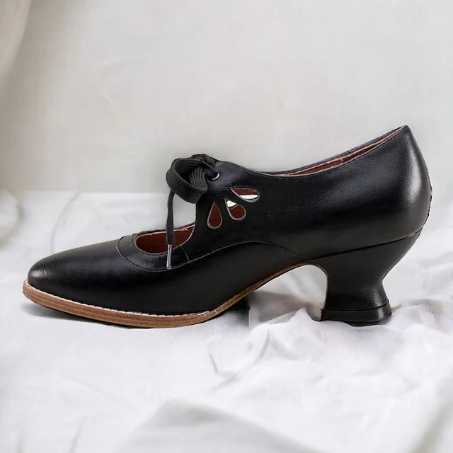 Damen Dirndl Schuhe Mit Blockabsatz | Oktoberfest