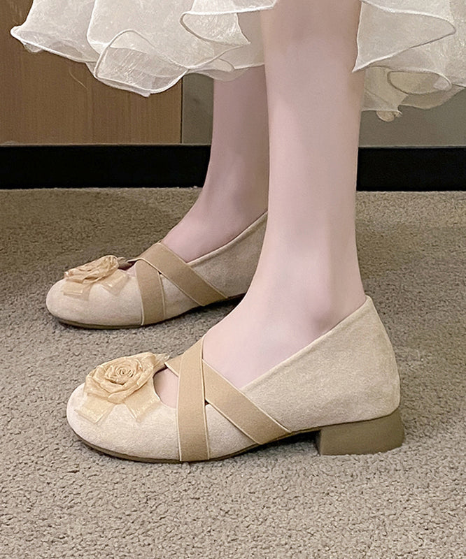 Damen Dirndl Schuhe Mit Blume Und Riemchen | Oktoberfest