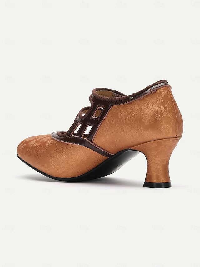 Damen Dirndl Schuhe Mit Riemenknöpfen | Oktoberfest