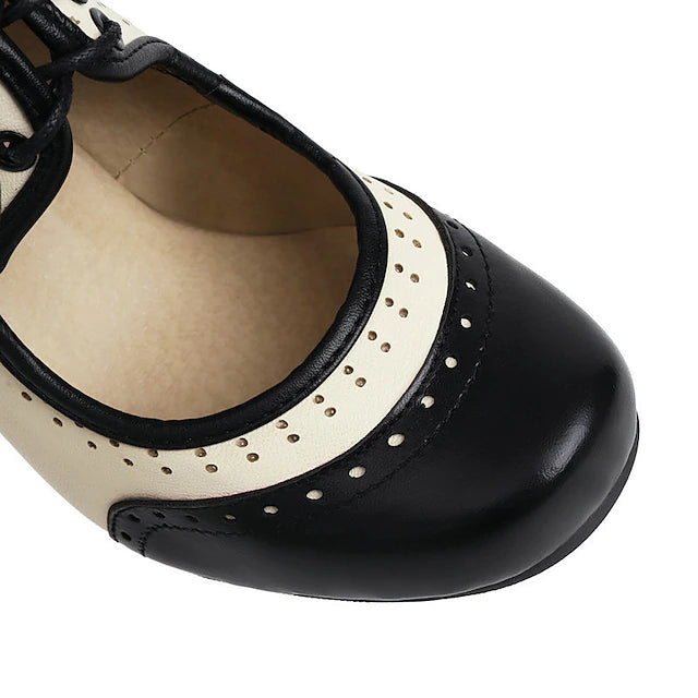Damen Dirndl Schuhe Mit Schnürung Und Absatz | Oktoberfest