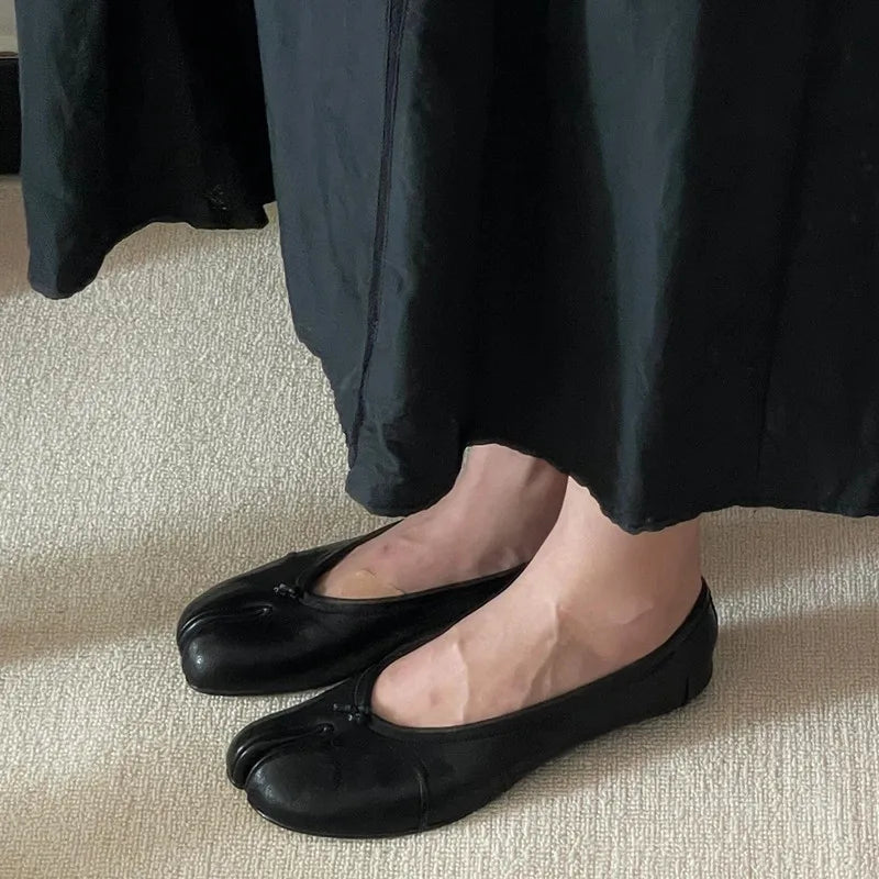 Damen Dirndl Schuhe Oktoberfest Mit Geteilter Spitze | Klassisch