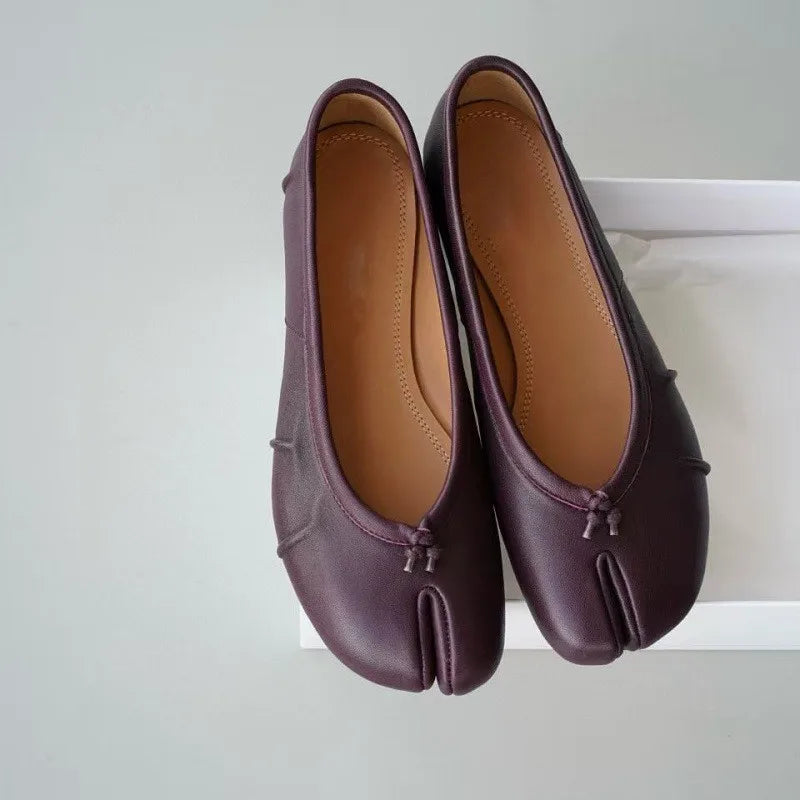 Damen Dirndl Schuhe Oktoberfest Mit Geteilter Spitze | Klassisch