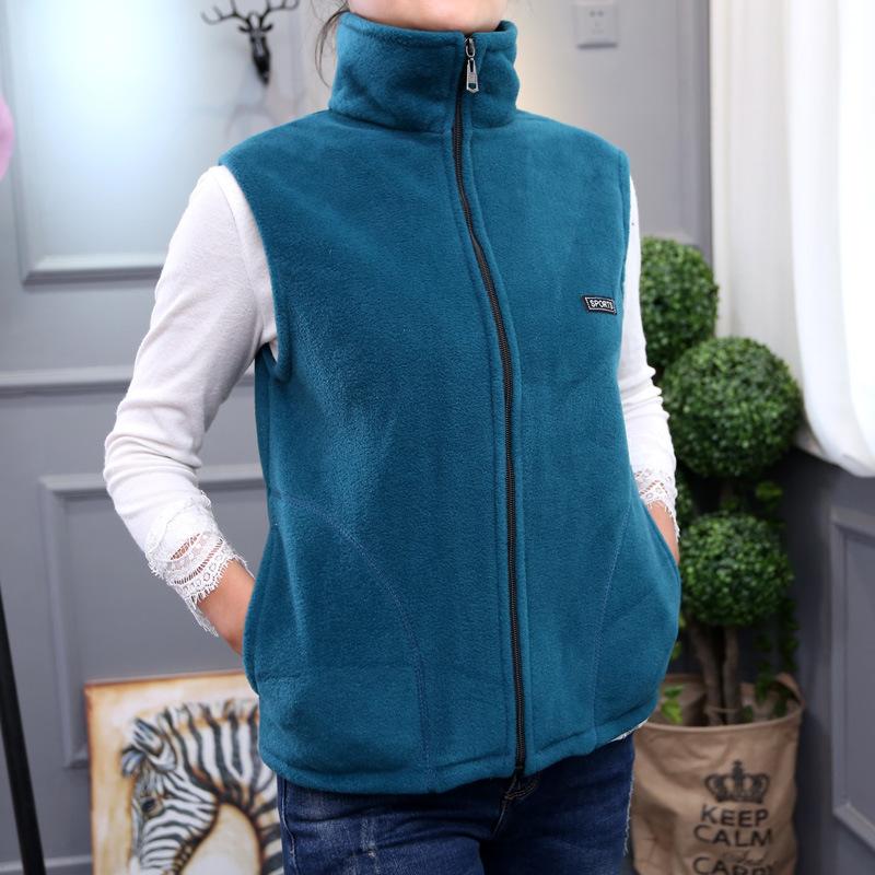 Damen Gilet Aus Fleece Mit Reißverschluss | Winter