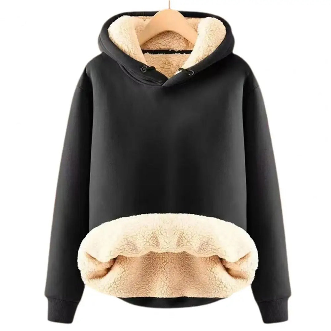 Damen Hoodie Mit Fleece & Tunnelzug | Warm