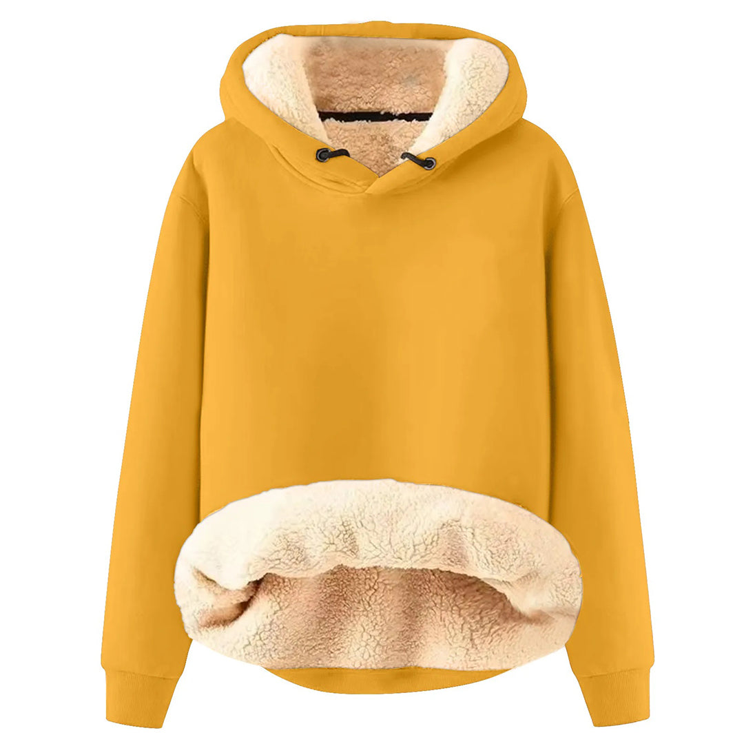 Damen Hoodie Mit Fleece & Tunnelzug | Warm