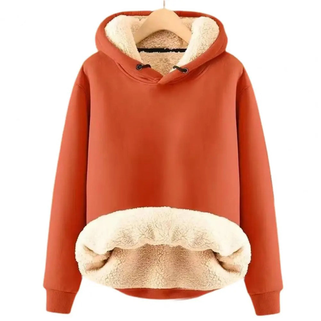 Damen Hoodie Mit Fleece & Tunnelzug | Warm