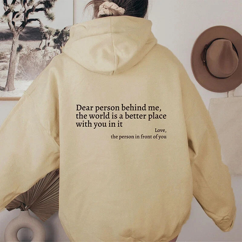 Damen Kapuzen Hoodie Mit Aufdruck | Oversize