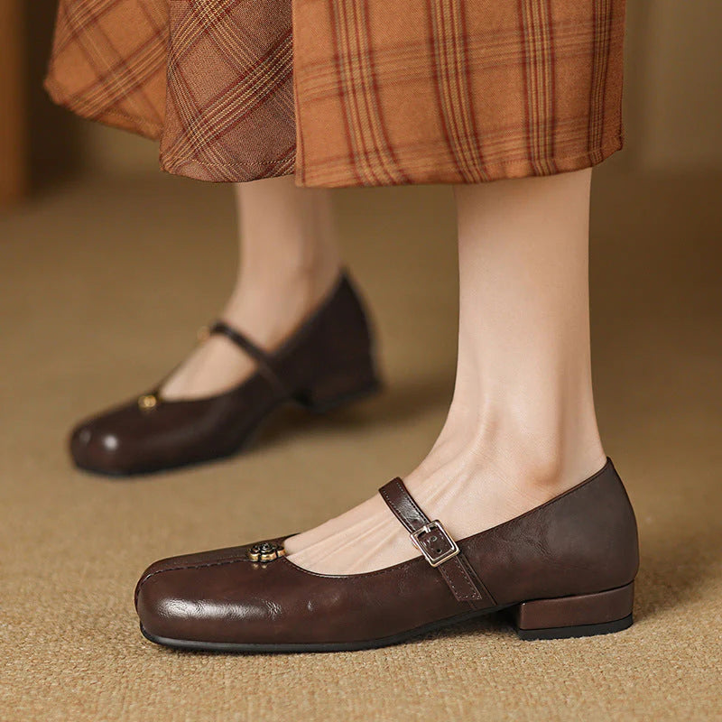 Damen Oktoberfest Dirndl Ballerinas Schnalle | Trachten