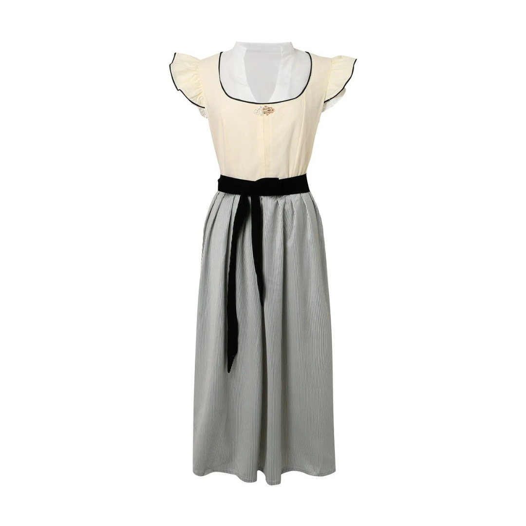 Damen Oktoberfest Dirndl Mit Cap Ärmeln | Klassisch