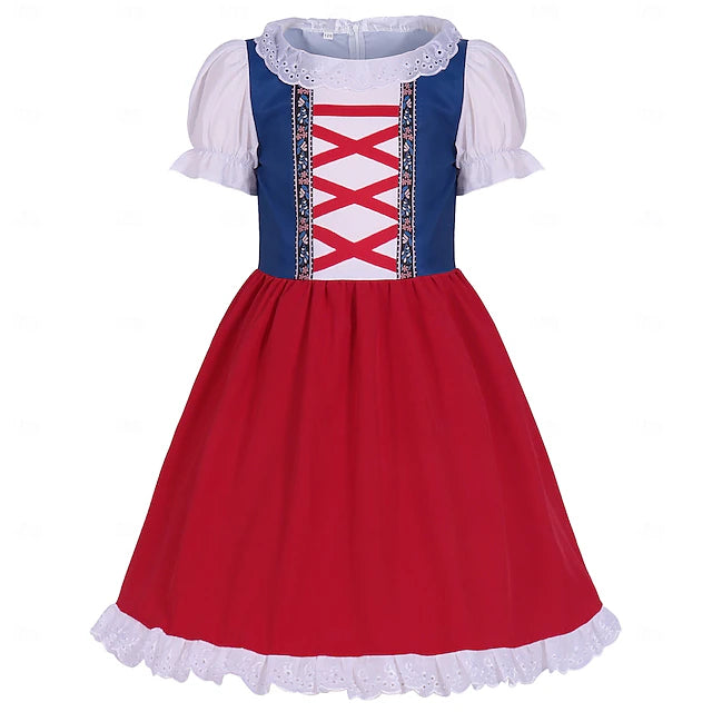 Damen Oktoberfest Dirndl Mit Schürze | Klassisch