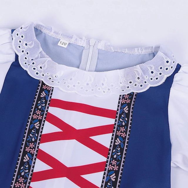 Damen Oktoberfest Dirndl Mit Schürze | Klassisch