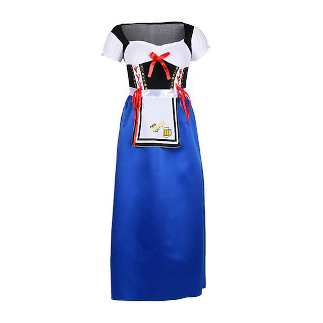 Damen Oktoberfest Dirndl Mit Schürze Und Schleife | Festlich