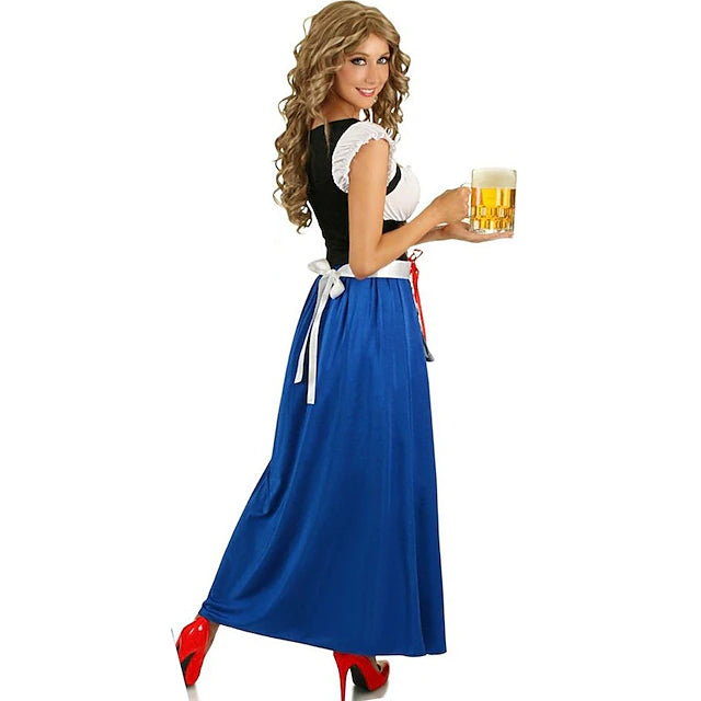 Damen Oktoberfest Dirndl Mit Schürze Und Schleife | Festlich