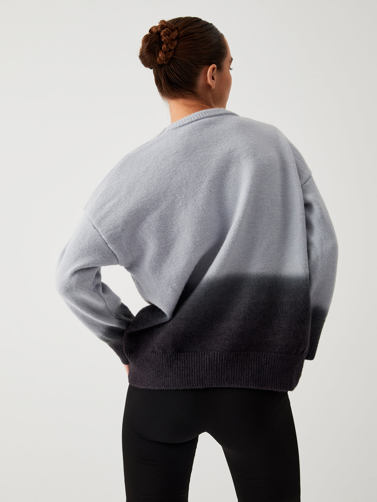 Damen Oversize Pullover Mit Rundhalsausschnitt | Strick