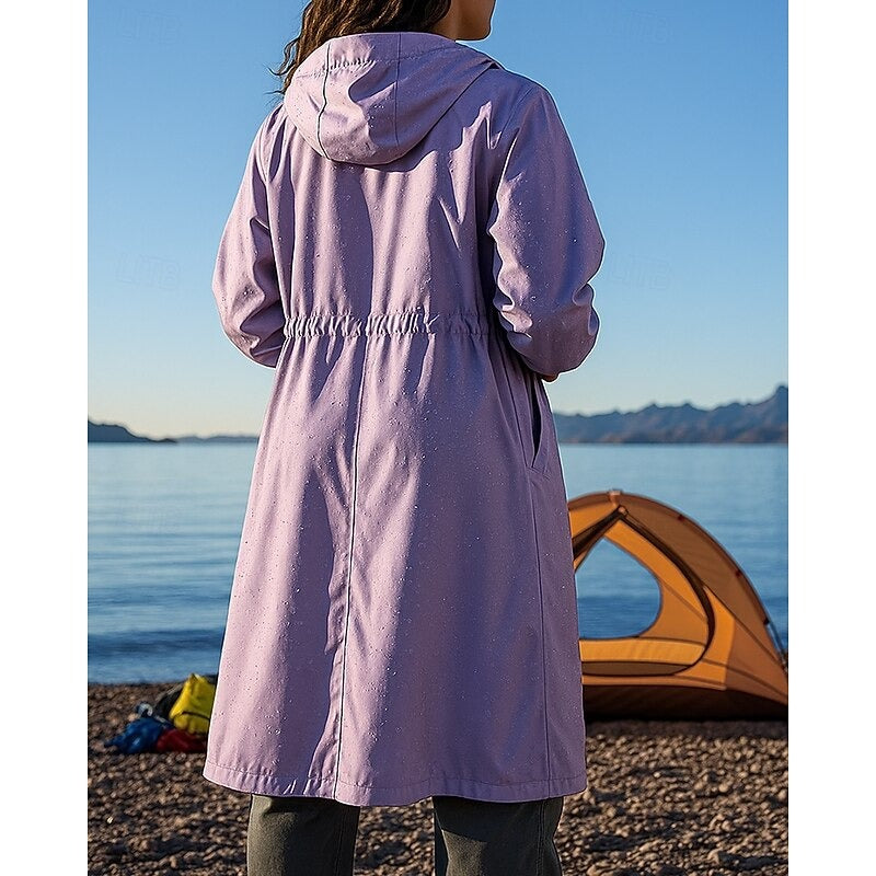 Damen Regenmantel Mit Kapuze | Übergangsjacke