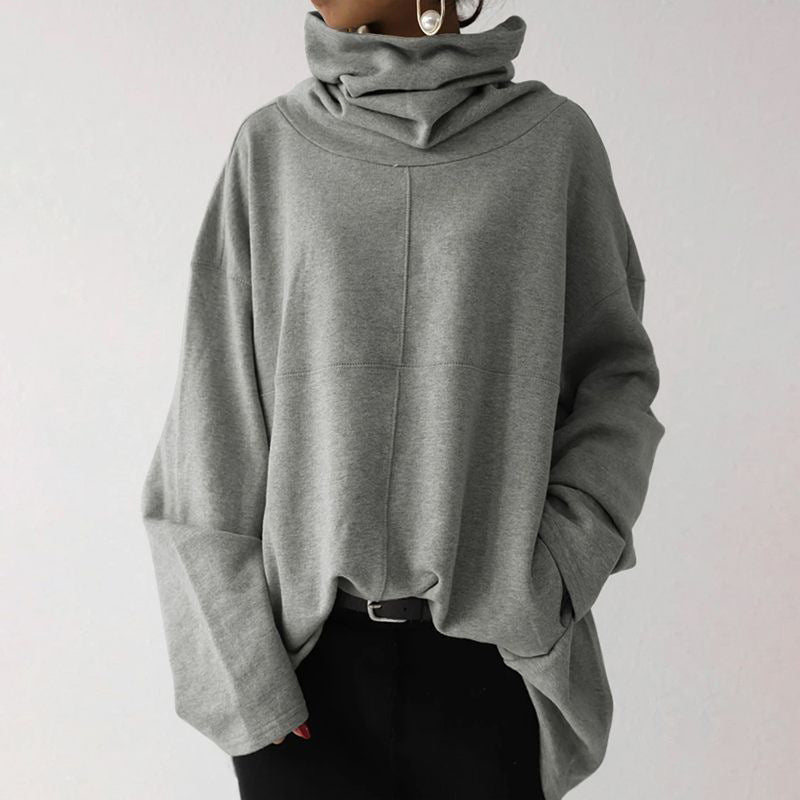 Damen Rollkragenpullover Locker Geschnitten | Oversize