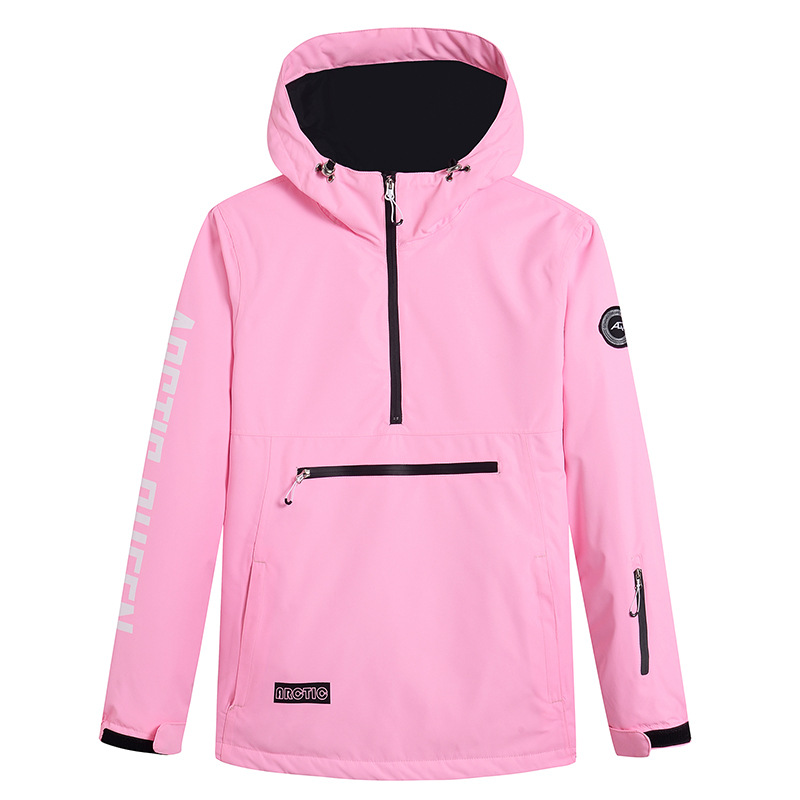 Damen Ski Jacke Mit Kapuze Und Reißverschluss Tasche | Winter