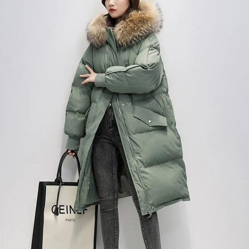 Damen Steppjacke Mit Fellkapuze | Wintermantel