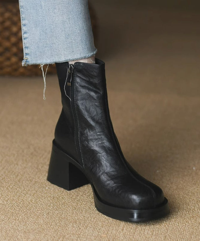 Damen Stiefeletten Mit Blockabsatz | Plateau