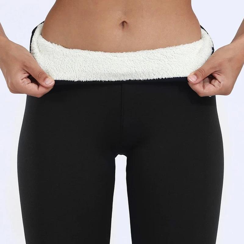 Damen Thermo Leggings Mit Fleece Innenfutter | Warm
