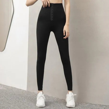 Damen Thermo Leggings Mit Hoher Taille | Bauchweg