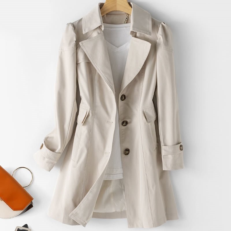 Damen Übergangsjacke Trenchcoat | Länger