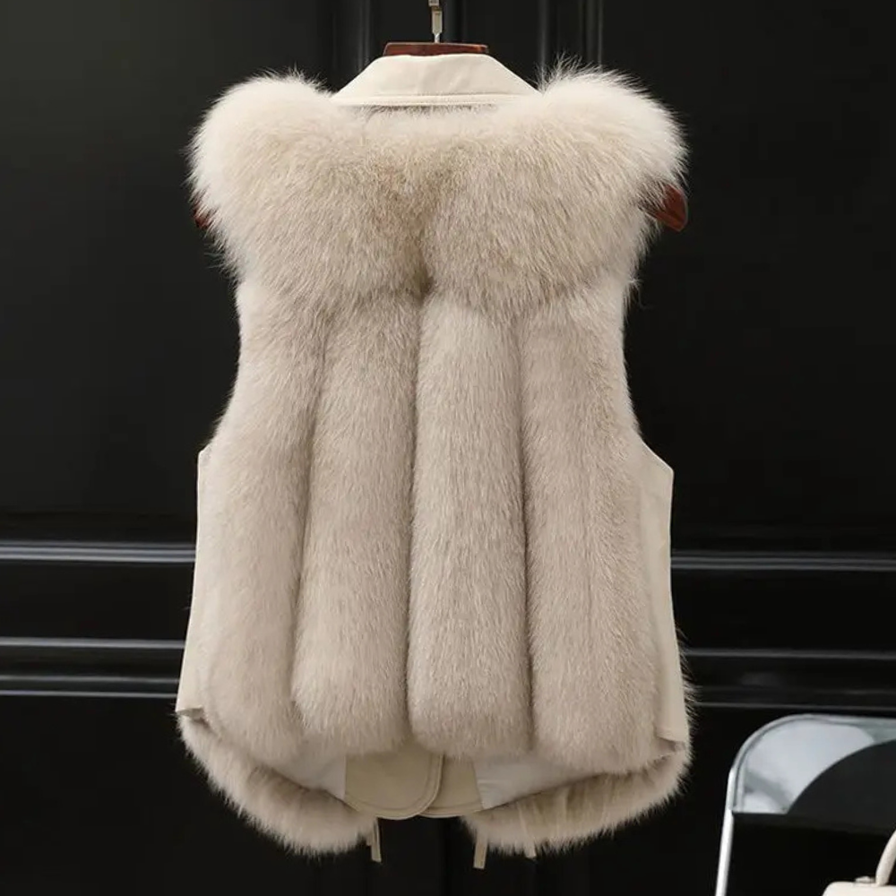 Damen Weste Mit Kragen Und Warmem Design | Elegant
