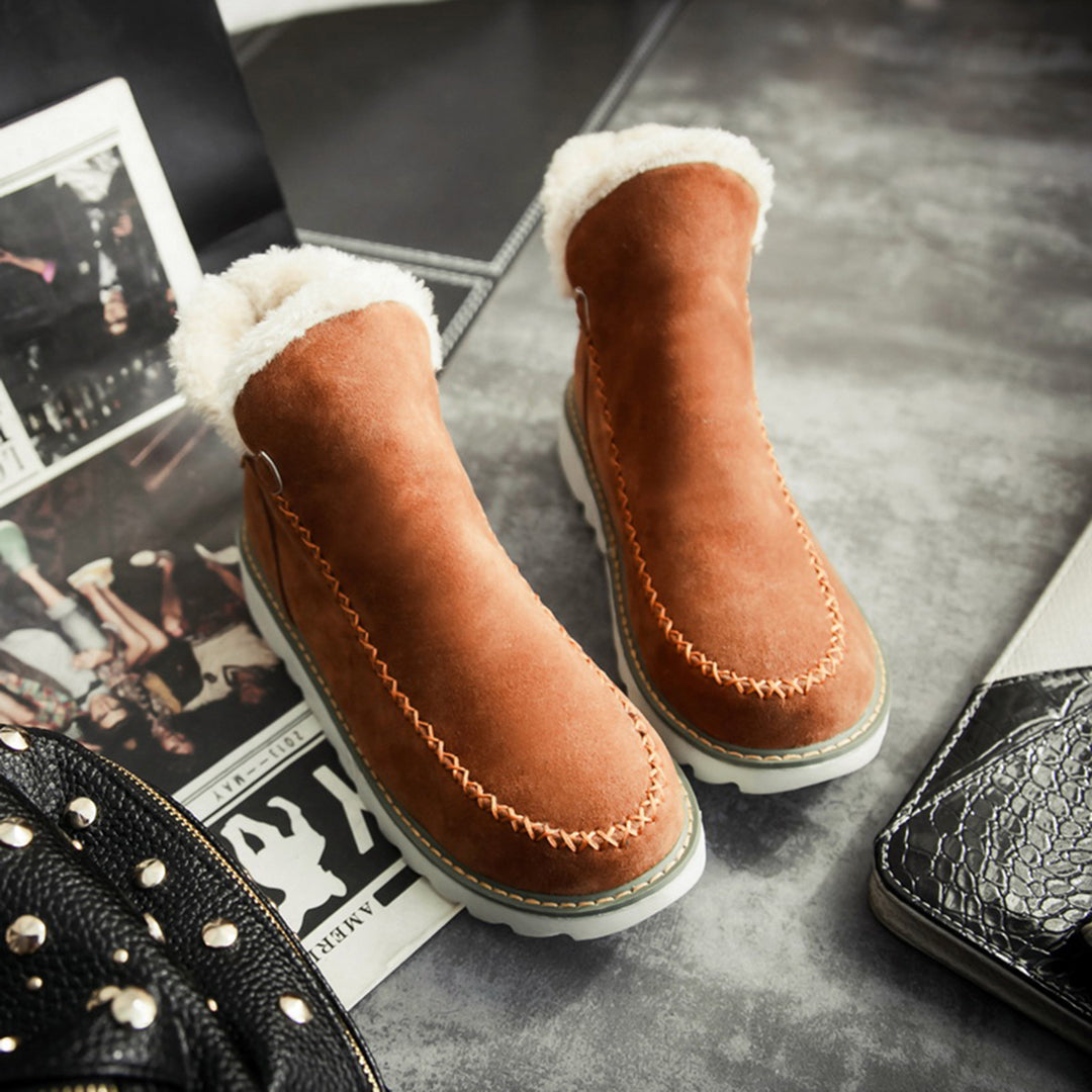 Damen Winterschuhe Mit Plateau Und Futter | Winter