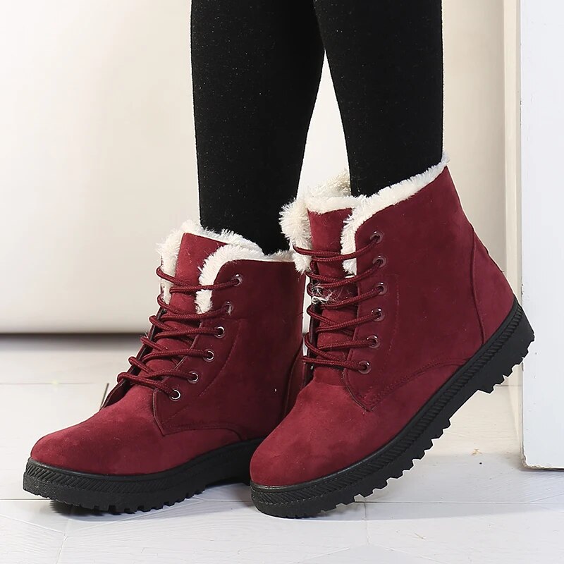 Gefütterte Damen Schneestiefel Wander | Winter