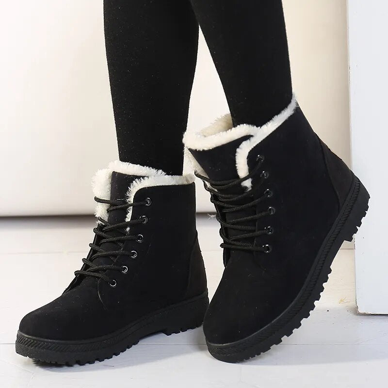 Gefütterte Damen Schneestiefel Wander | Winter