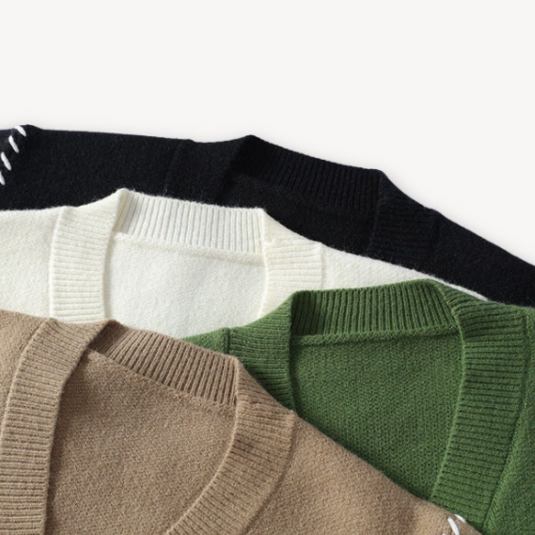 Herren Strickjacke Oversize Mit Knöpfen | Strick