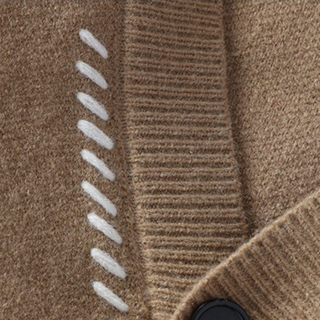 Herren Strickjacke Oversize Mit Knöpfen | Strick