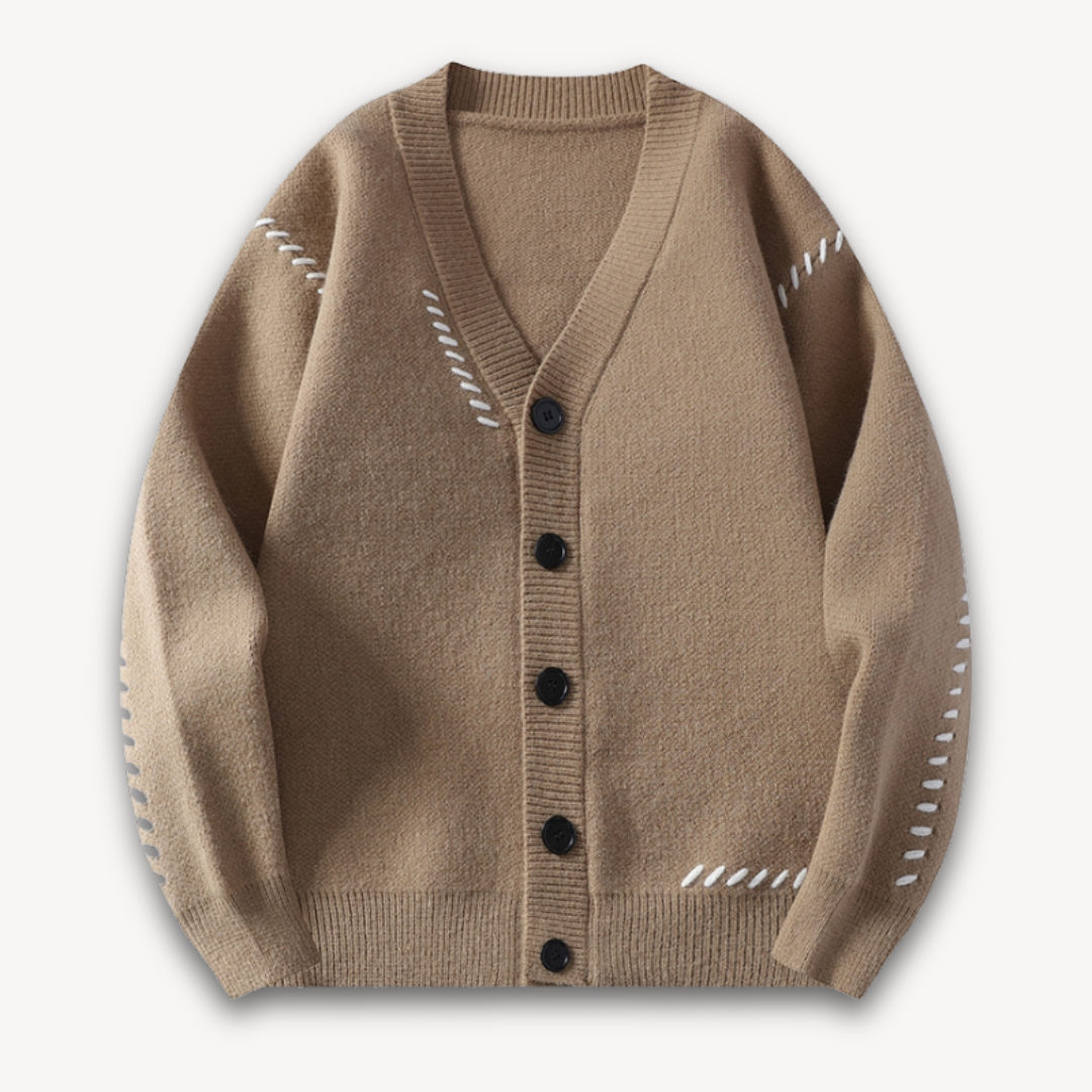 Herren Strickjacke Oversize Mit Knöpfen | Strick