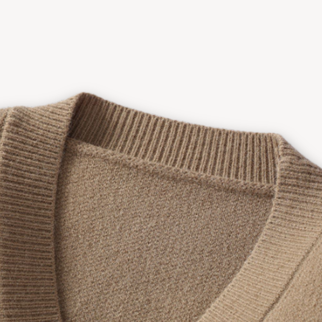 Herren Strickjacke Oversize Mit Knöpfen | Strick