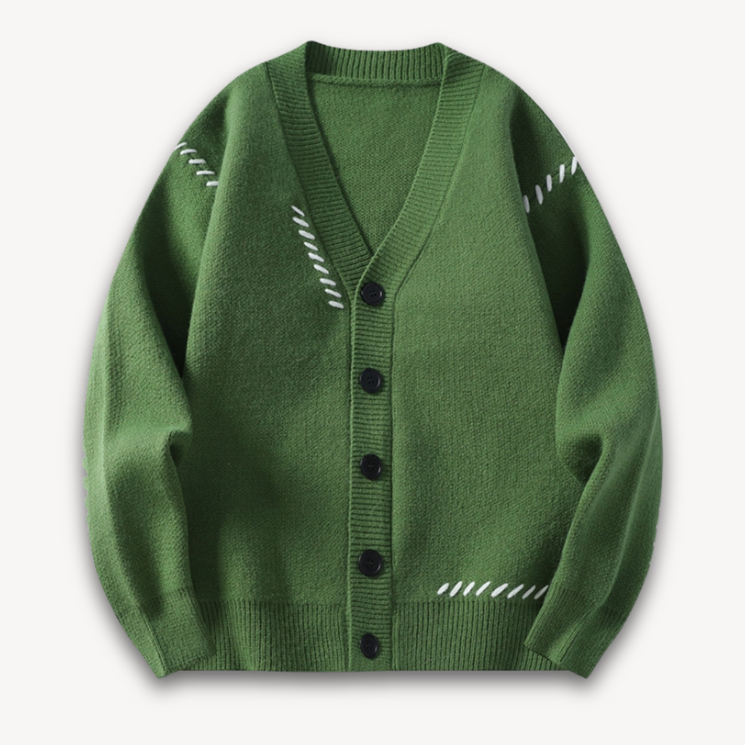 Herren Strickjacke Oversize Mit Knöpfen | Strick